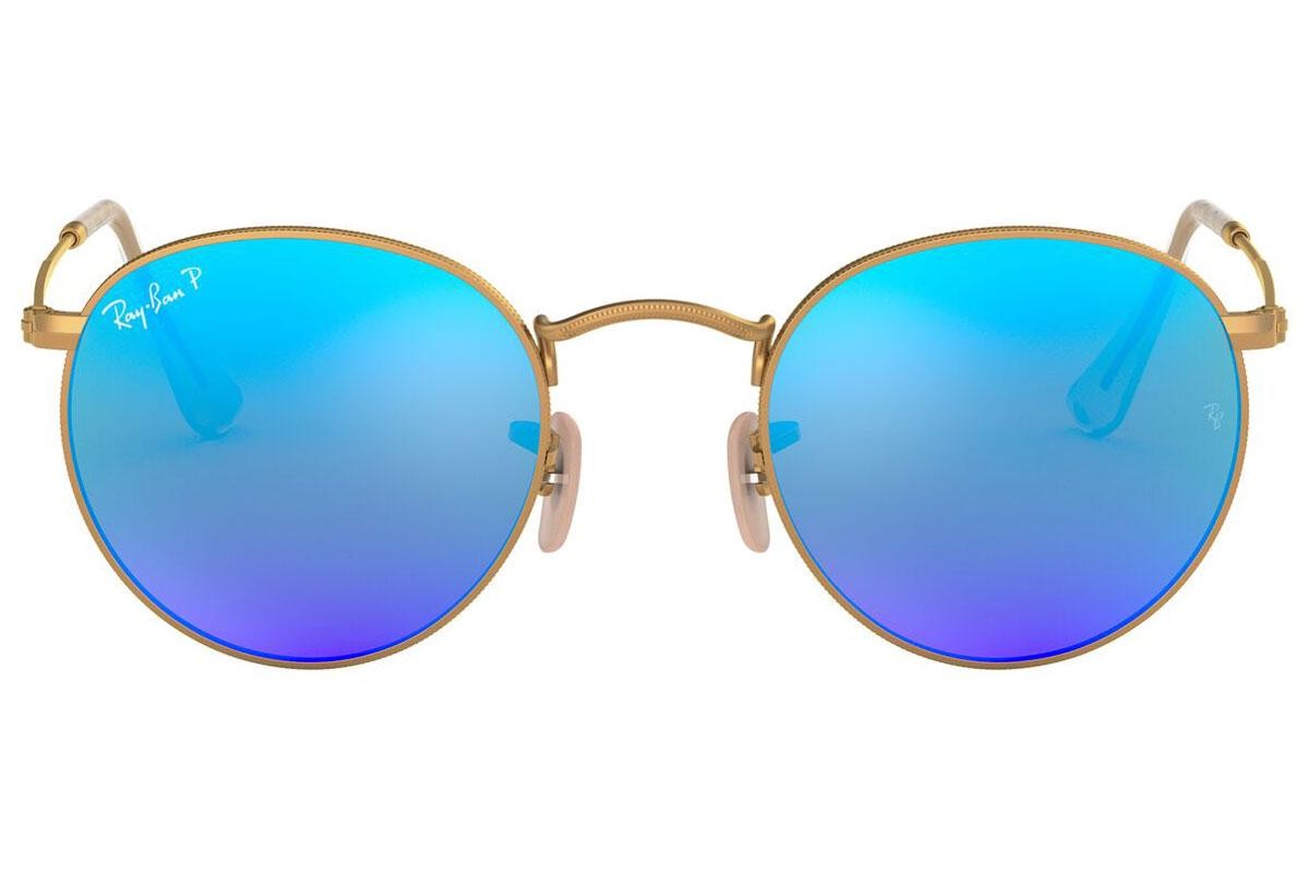 RayBan Round Metal Flash Lenses RB3447 112/4L Polarized