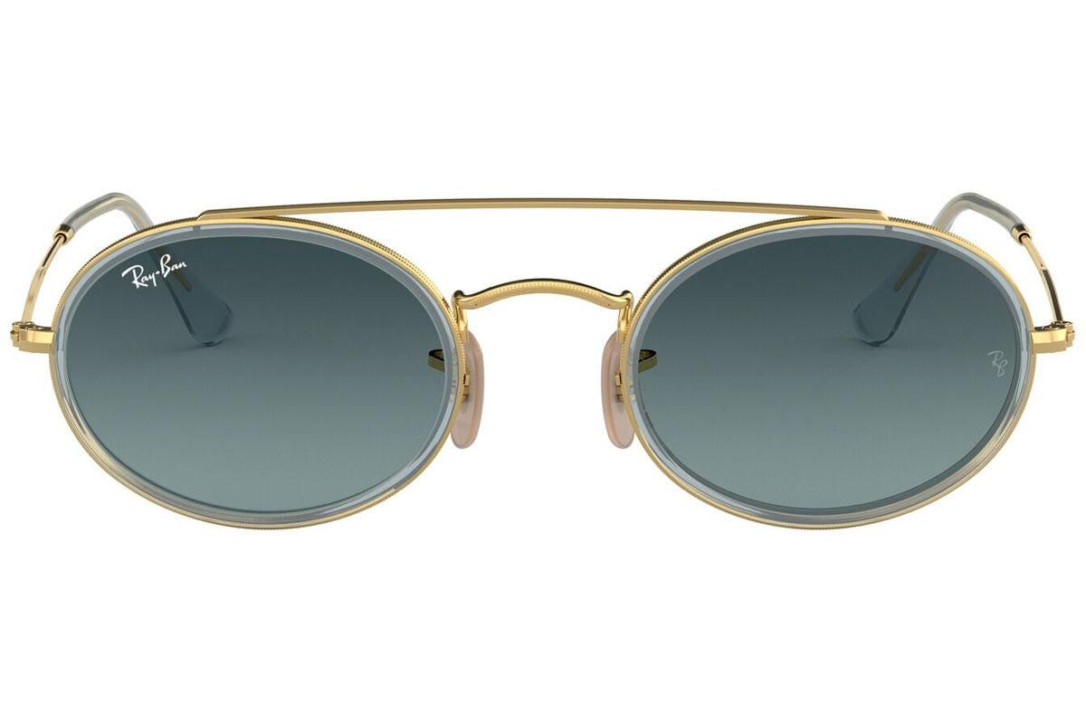 RayBan Oval Double Bridge RB3847N 91233M  Marimea 52: