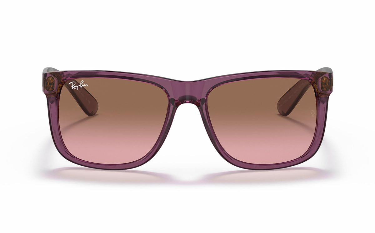 RayBan Justin Transparent Violet RB4165 6595/14 Marimea 55: